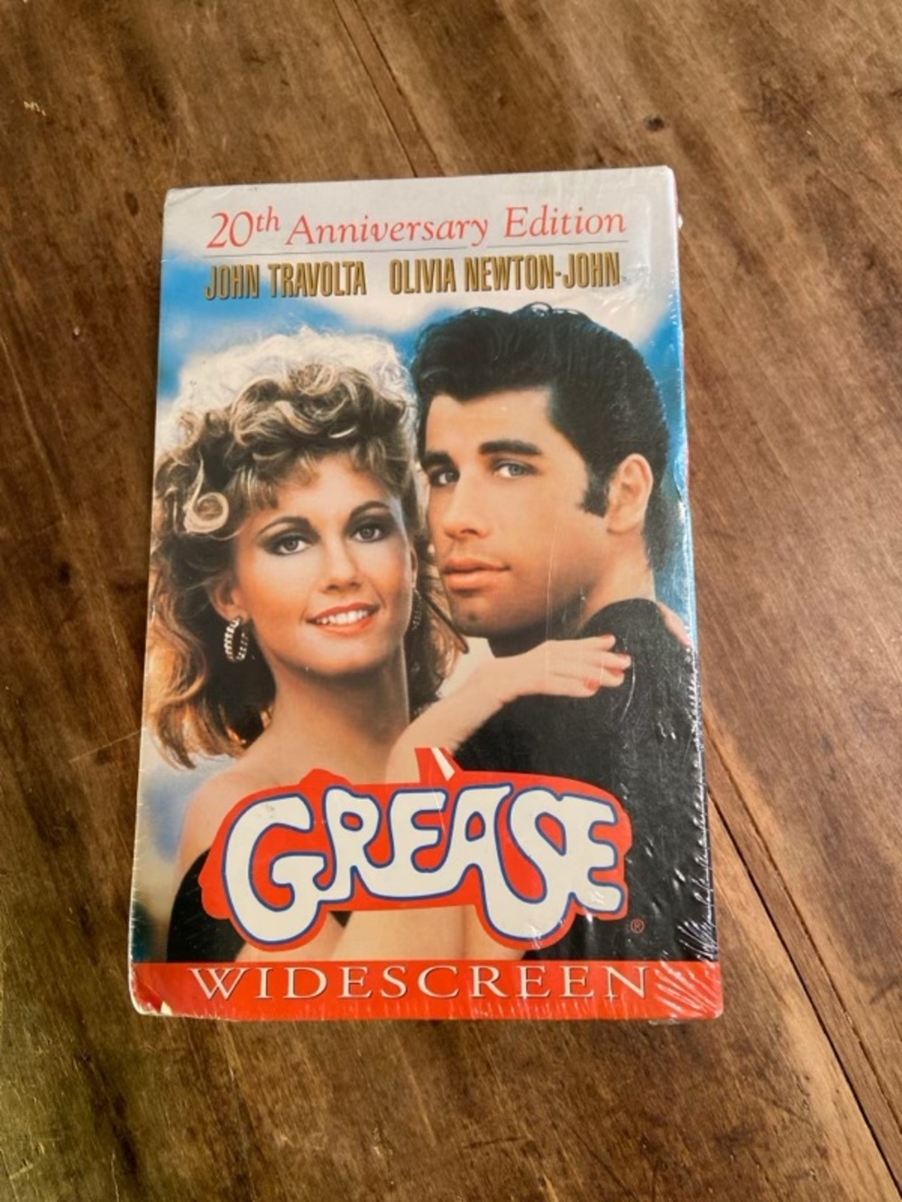 Grease 20th Anniversary Edition Widescreen VHS - Red/White
